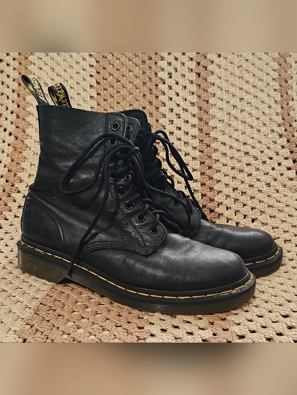 1460Pascal Virginia Leather Lace Up Boots